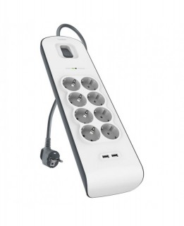 چندراهی برق 10 پورت بلکین | Belkin Surge Plus BSV804VF2M
