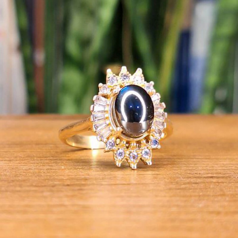 انگشتر زنانه حدید صینی رکاب رزگلد کد 101