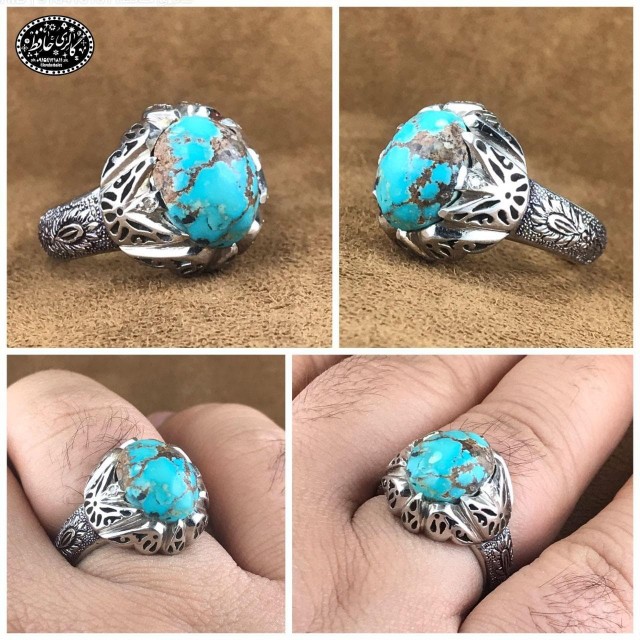 انگشتر شیک فیروزه رکاب دستساز