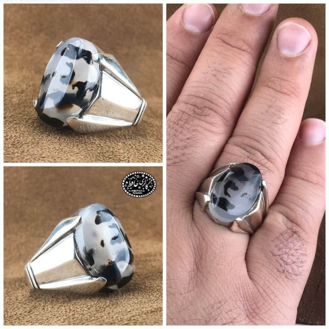 انگشتر دستساز شجر طرح ابلق