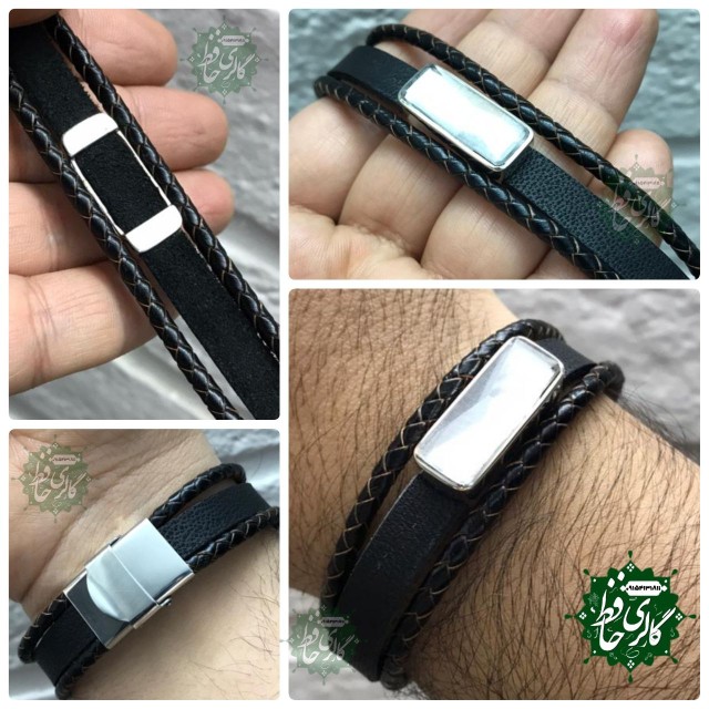 دستبند اسپورت در نجف با قاب نقره همراه گنجینه پنج حرز شریف