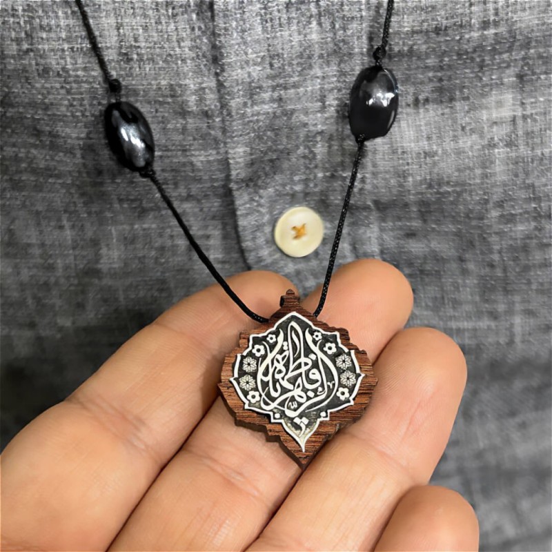 مدال نقره اسپورت حدید صینی +گنجینه پنج حرز شریف