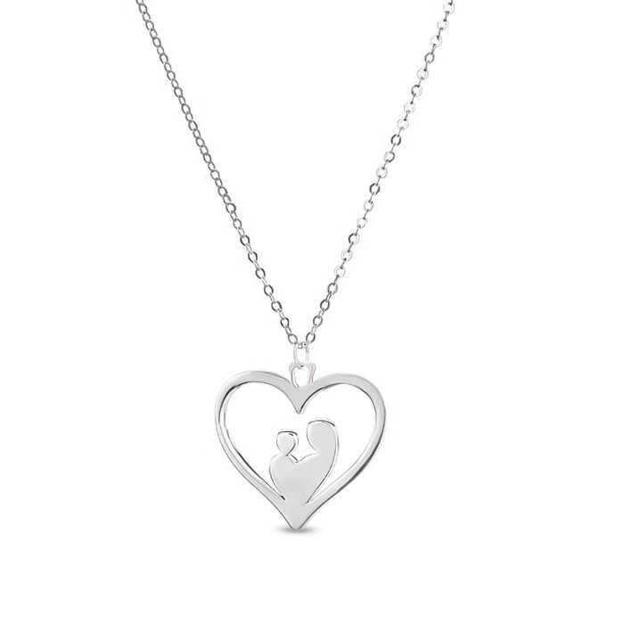 گردنبند طرح مادر و فرزند