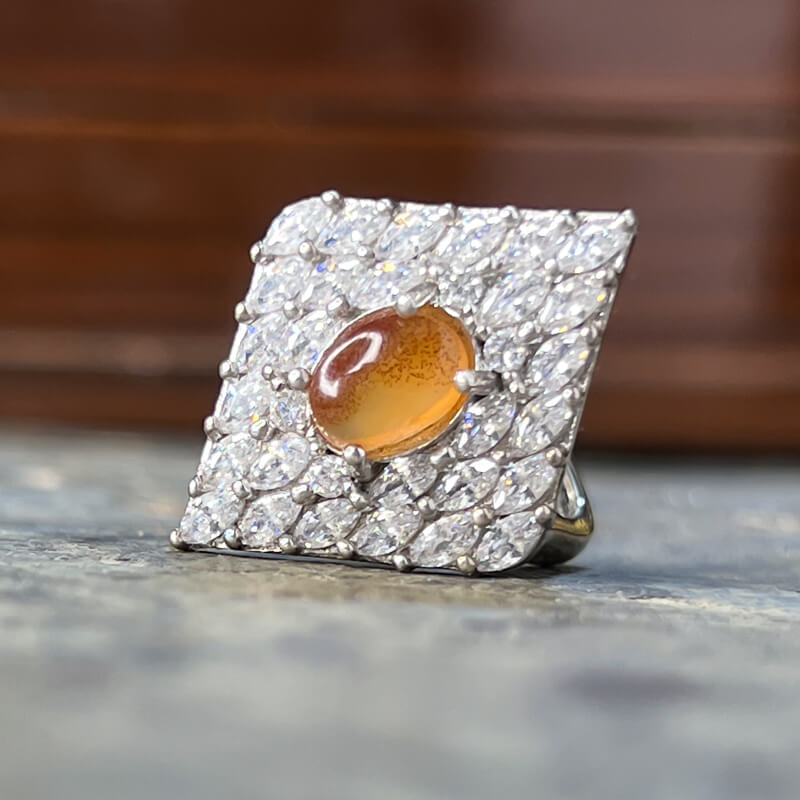 انگشتر نقره عقیق یمنی