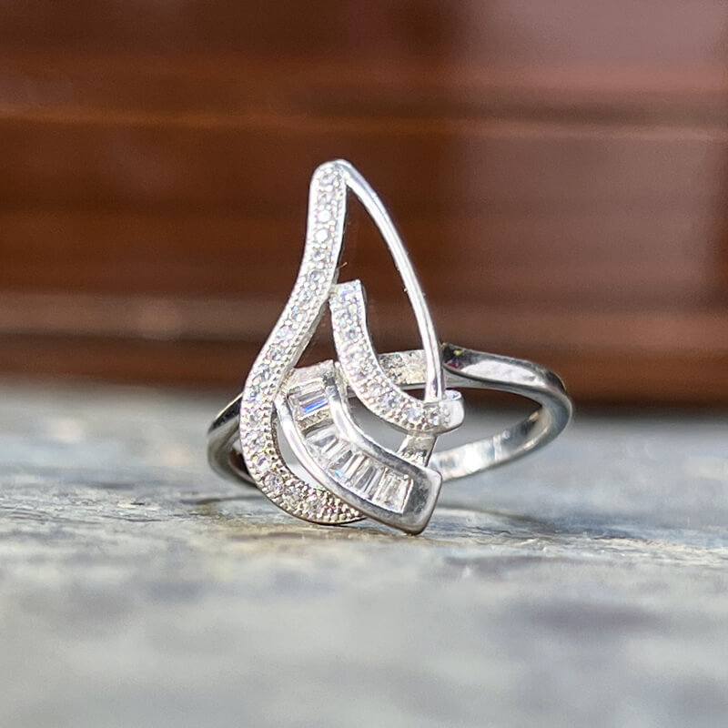 انگشتر نقره زنانه