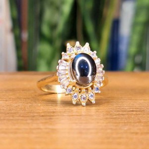 انگشتر زنانه حدید صینی رکاب رزگلد کد 101