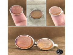 انگشتر ست عقیق یمنی با حکاکی آیت الکرسی