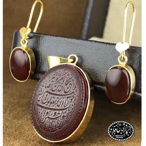 نیم ست کلاسیک و نفیس طلا