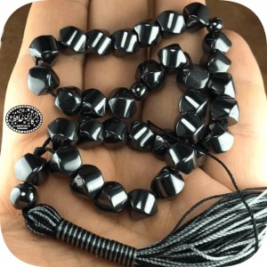 تسبیح حدید هلالی 33 دانه