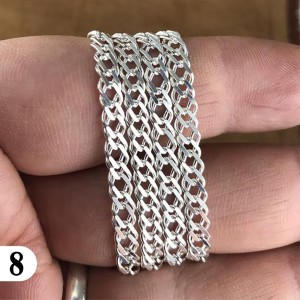 زنجیر نقره کد 8