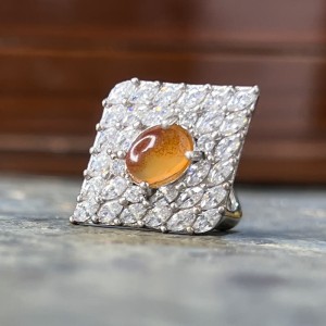 انگشتر نقره عقیق یمنی