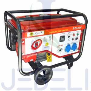 موتور برق 3 کیلو وات بنزینی با چرخ و دسته ووزل WOZEL BP5800