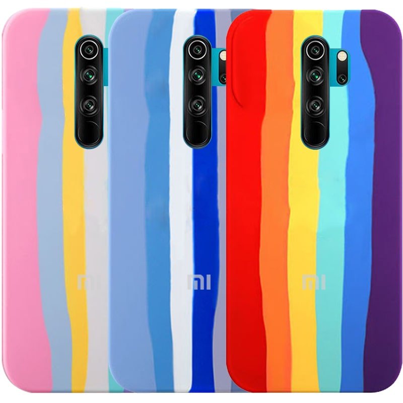 قاب سیلیکونی گوشی شیائومی Xiaomi Redmi Note 8 Pro مدل رنگین کمانی (ویتنامی اصل)