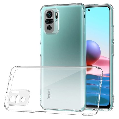 قاب گوشی  (Xiaomi (Redmi Note 10 4G / 10S / POCO M5S مدل ژله ای طلقی محافظ لنزدار