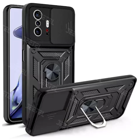 قاب کشویی بتمنی مدل آهنربایی هولدردار برای گوشی Xiaomi 11T / 11T Pro طرح اسلاید آرمور
