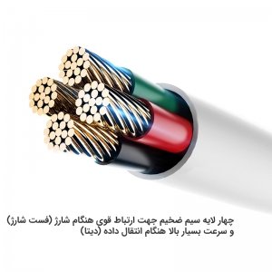 کابل شارژ میکرو یو اس بی سامسونگ اورجینال ساخت ویتنام
