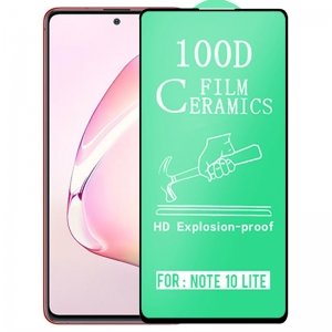 گلس سرامیکی Samsung Galaxy Note 10 Lite نانو سرامیک 100D تمام صفحه و تمام چسب