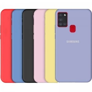 قاب گوشی Samsung Galaxy A21S سیلیکونی اورجینال پاک کنی مدل پایین باز صددرصد ضد لک ساخت ویتنام