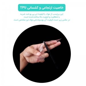 برچسب نانو پشت گوشی Xiaomi Redmi Note 9 مدل فول کاور شفاف آنتی شوک