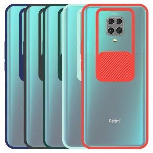 قاب محافظ مناسب برای گوشی Xiaomi Redmi Note 9S مدل ماکرو شیلد محافظ لنزدار طرح پشت مات