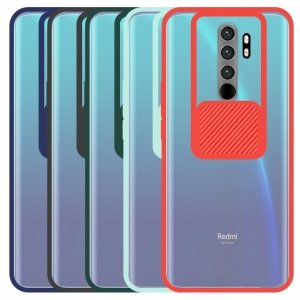 قاب محافظ مناسب برای گوشی Xiaomi Redmi Note 8 Pro مدل ماکرو شیلد محافظ لنزدار طرح پشت مات