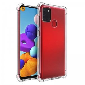 قاب گوشی Samsung Galaxy A21S مدل ژله ای طلقی محافظ لنزدار