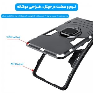 قاب اورجینال گوشی Xiaomi MI Note 10 Lite مدل آرمور به همراه هولدر مگنتی طرح بتمن.jpg