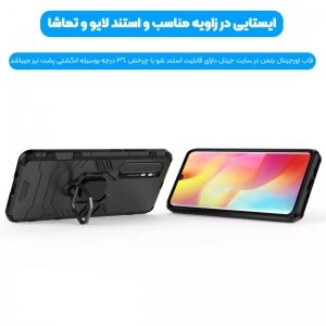 قاب اورجینال گوشی Xiaomi MI Note 10 Lite مدل آرمور به همراه هولدر مگنتی طرح بتمن.jpg