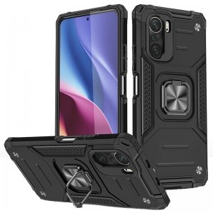 قاب اورجینال گوشی مناسب برای Xiaomi Redmi K40 Pro طرح آرمور به همراه رینگ استند مدل رنجر فون
