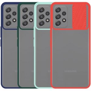 قاب محافظ مناسب برای گوشی Samsung Galaxy A72 5G مدل ماکرو شیلد محافظ لنزدار طرح پشت مات