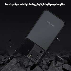 قاب محافظ مناسب برای گوشی Samsung Galaxy A32 5G مدل ماکرو شیلد محافظ لنزدار طرح پشت مات