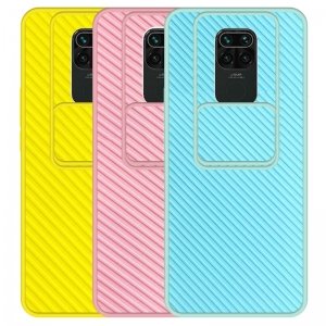 قاب و گارد محافظ مناسب برای گوشی Xiaomi Redmi Note 9 مدل اسلاید کمرا طرح رنگی کشویی