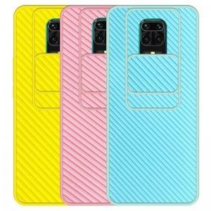 قاب و گارد محافظ مناسب برای گوشی Xiaomi Redmi Note 9S مدل اسلاید کمرا طرح رنگی کشویی