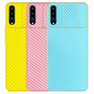 قاب و گارد محافظ مناسب برای گوشی Samsung Galaxy A50 / A50S مدل اسلاید کمرا طرح رنگی کشویی