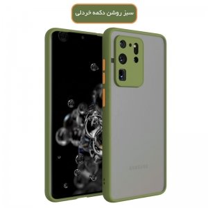 کاور گوشی Samsung Galaxy S20 Ultra هیبریدی مدل پشت مات محافظ لنزدار.jpg