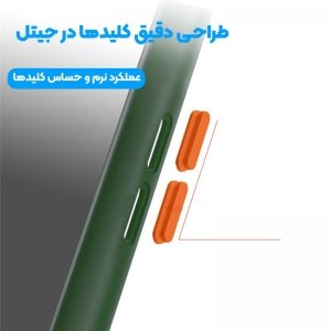 کاور و قاب گوشی مناسب برای Xiaomi MI 10T هیبریدی دکمه رنگی مدل پشت مات محافظ لنزدار3395314.jpg
