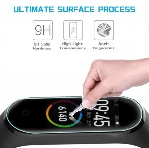 محافظ صفحه نانو و نشکن تمام صفحه برای Xiaomi MI Band 3 / 4