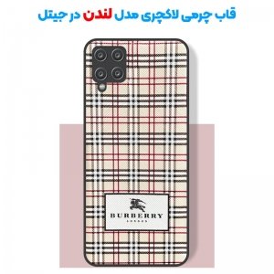 قاب چرم Luxury دیزاین مناسب برای گوشی Samsung Galaxy A12 مدل طرحدار لاکچری زنانه و مردانه.jpg