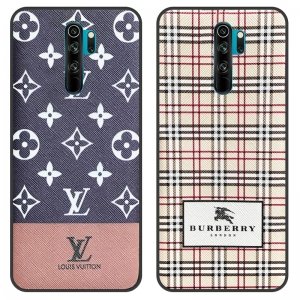 قاب چرم Luxury دیزاین مناسب برای گوشی Xiaomi Redmi 9 مدل طرحدار لاکچری زنانه و مردانه (مجهز به محافظ لنز یکدست با بدنه)