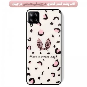 قاب فانتزی دخترانه مناسب برای گوشی Samsung Galaxy A42 5G مدل پشت گلس عروسکی طرح یونیکورن Unicorn Glass Case