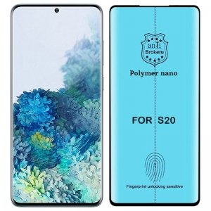 برچسب PMMA محافظ صفحه نمایش اورجینال مناسب برای گوشی Samsung Galaxy S20 مدل پلیمر نانو از برند کینگ کونگ Anti Broken Polymer Nano King Kong