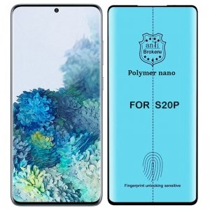 برچسب PMMA محافظ صفحه نمایش اورجینال مناسب برای گوشی Samsung Galaxy S20 Plus مدل پلیمر نانو از برند کینگ کونگ Anti Broken Polymer Nano King Kong