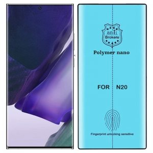 برچسب PMMA محافظ صفحه نمایش اورجینال مناسب برای گوشی Samsung Galaxy Note 20 مدل پلیمر نانو از برند کینگ کونگ Anti Broken Polymer Nano King Kong