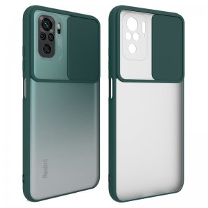 قاب محافظ مناسب برای گوشی Xiaomi Redmi Note 10 4G / 10S (2021) مدل ماکرو شیلد محافظ لنزدار طرح پشت مات