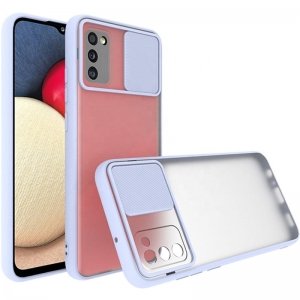 قاب محافظ مناسب برای گوشی Samsung Galaxy A02S مدل ماکرو شیلد محافظ لنزدار طرح پشت مات