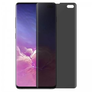 گلس یو وی پرایوسی متریال کره مناسب برای گوشی Samsung Galaxy S10 Plus مدل شیشه ای خمیده با قابلیت امنیتی UV Privacy Korean Glass