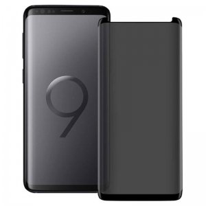 گلس یو وی پرایوسی متریال کره مناسب برای گوشی Samsung Galaxy S9 Plus مدل شیشه ای خمیده با قابلیت امنیتی UV Privacy Korean Glass