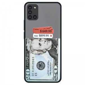 قاب هیبریدی پسرانه طرح بیست دلاری مناسب برای گوشی Samsung Galaxy A31 مدل پشت مات محافظ لنزدار مجهز به کپسولی ضربه گیر Hybrid Case Fantasy 20 Dollar