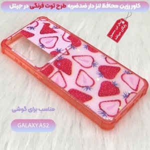قاب فانتزی دخترانه برای سامسونگ Galaxy A52 4G/5G مدل رزین محافظ لنزدار مجهز به کپسول ضدضربه