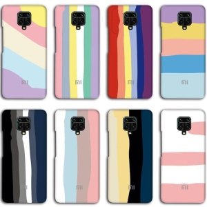 قاب سیلیکونی گوشی شیائومی Xiaomi Redmi Note 9 s/pro مدل رنگین کمانی